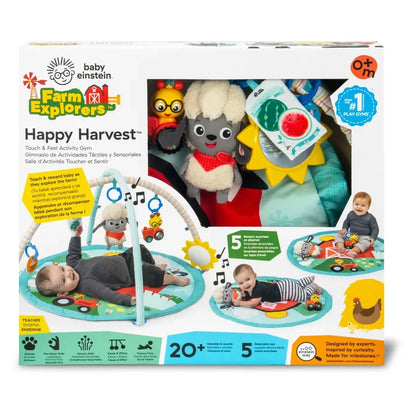 Baby Einstein - Happy Harvest Touch & Feel Activity Gym - Multicolor