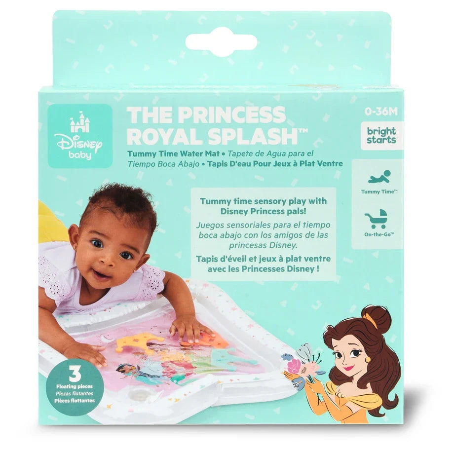 Bright Starts - Disney Princess Royal Splash Water Mat - Multicolor