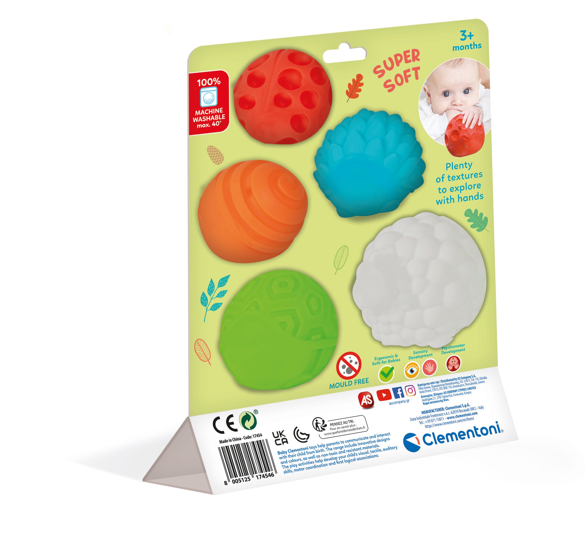 Clementoni Baby Animal Sensory Balls