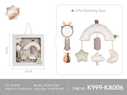 Kaichi - Baby Soothing & Sensory Toys Set - 2 Pieces
