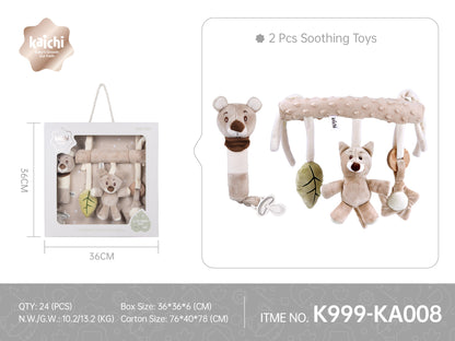 Kaichi - Baby Soothing & Sensory Toys Set - 2 Pieces