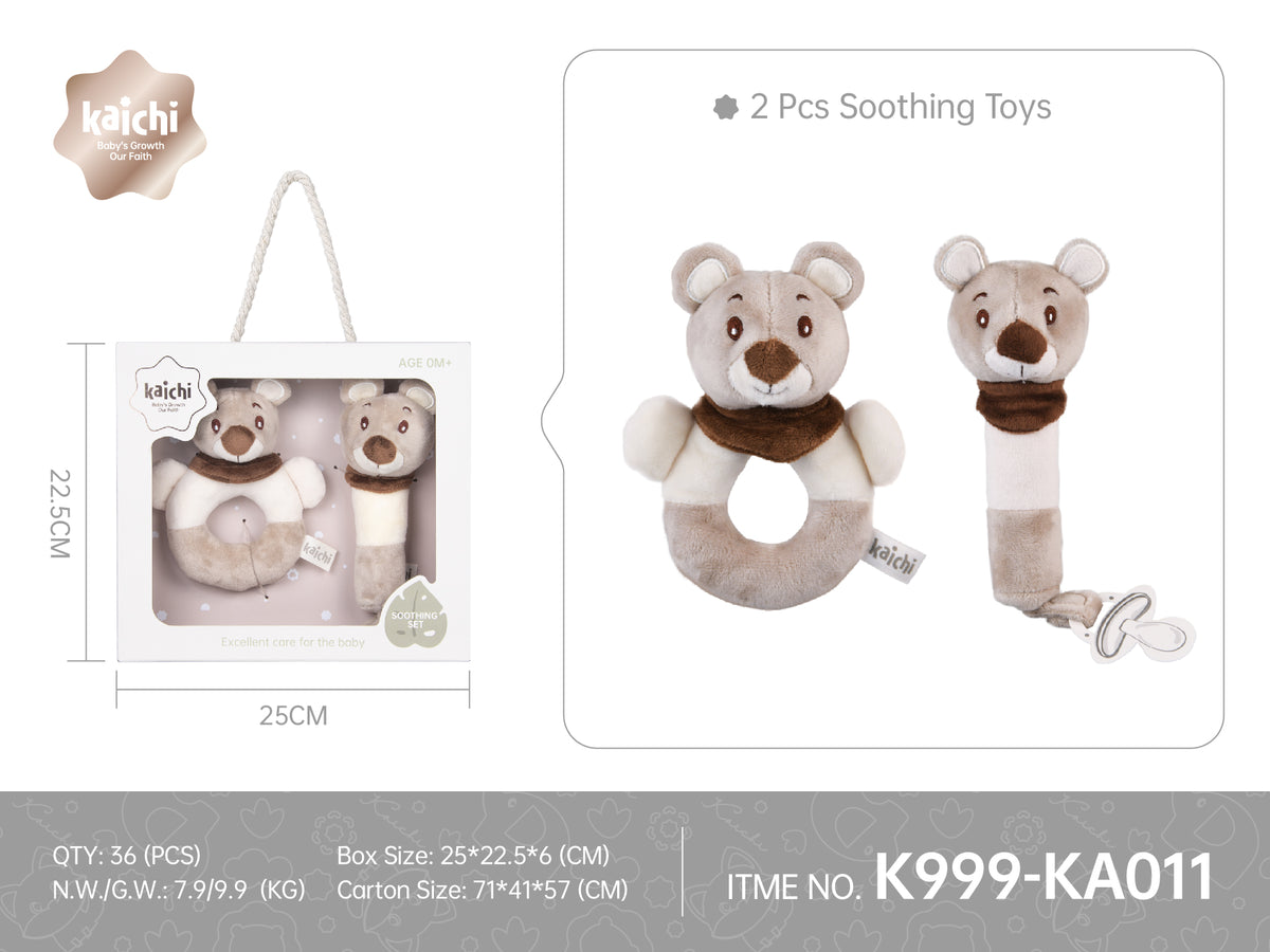 Kaichi - Baby Soothing & Sensory Toys Set - 2 Pieces