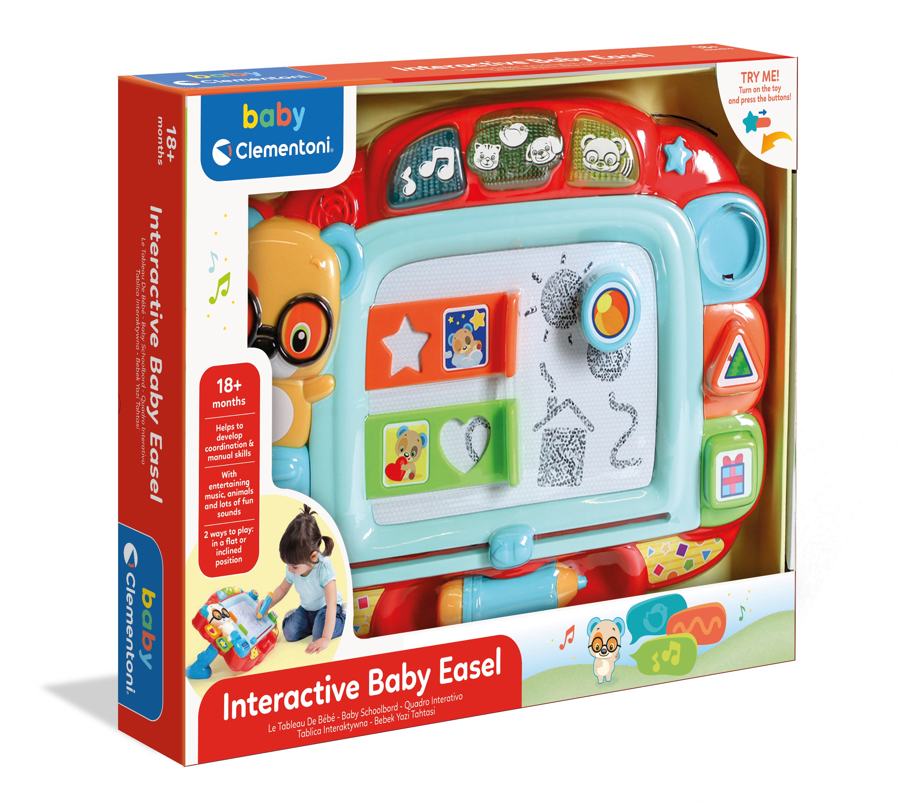 Clementoni Baby Interactive Easel B/o