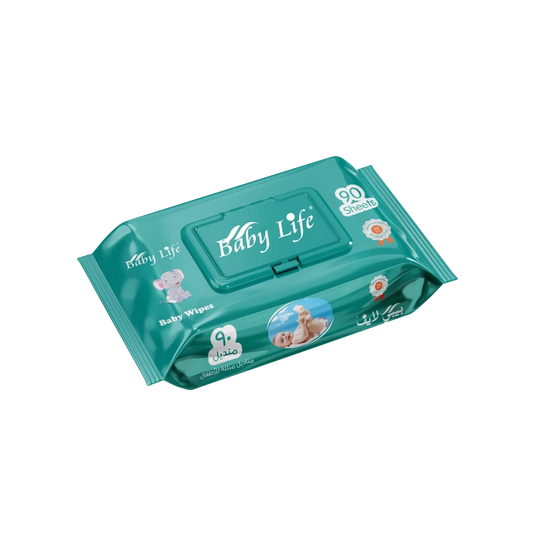 Baby Life Wet Wipes Alcohol Free (90 Wipes)