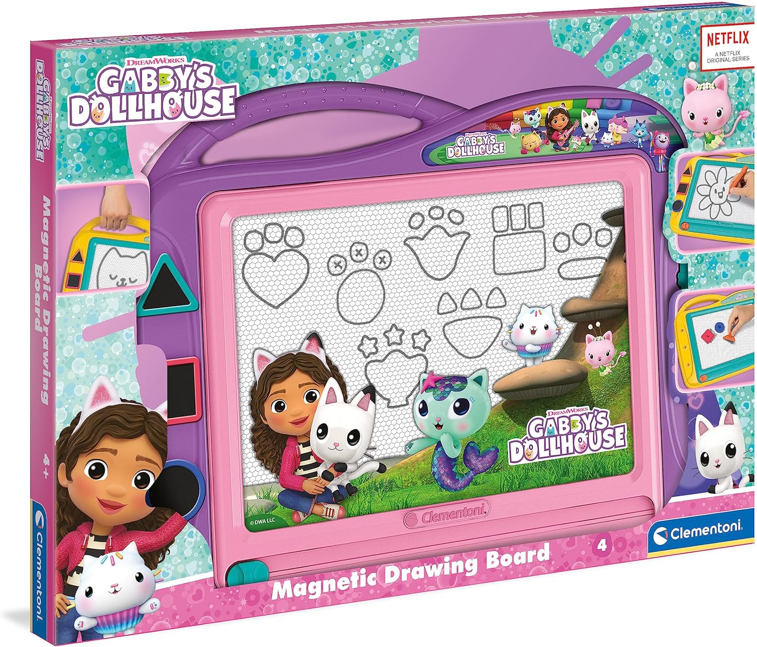 Clementoni Magnetic Drawing Board Gabby