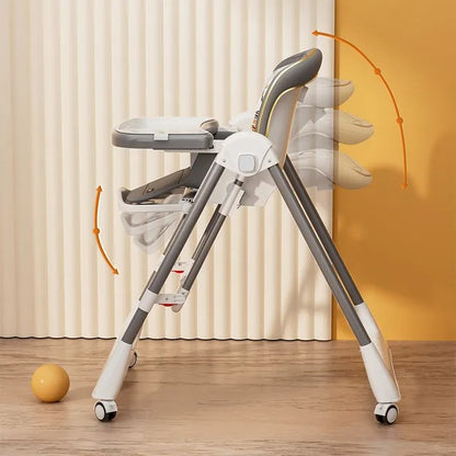 Teknum 5-in-1 Convertible Swing And High Chair - Grey