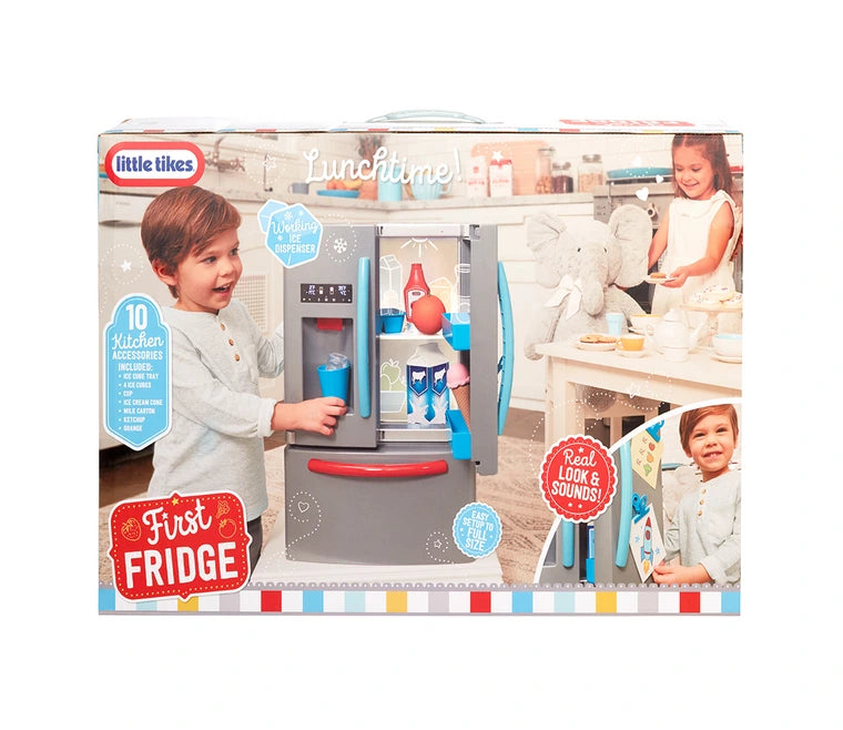 Little Tikes First Fridge – Interactive Pretend Play Refrigerator