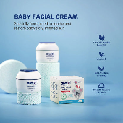 Aiwibi Natural Camellia Seed Oil Baby Moisturizing Facial Cream