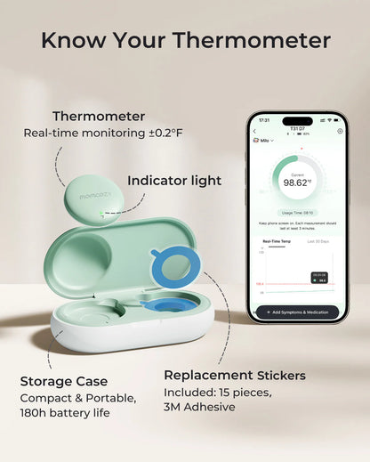 Momcozy Smart Baby Thermometer.