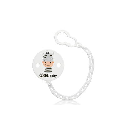 Wee Baby Soother & Soother Chain Set (6-18m).
