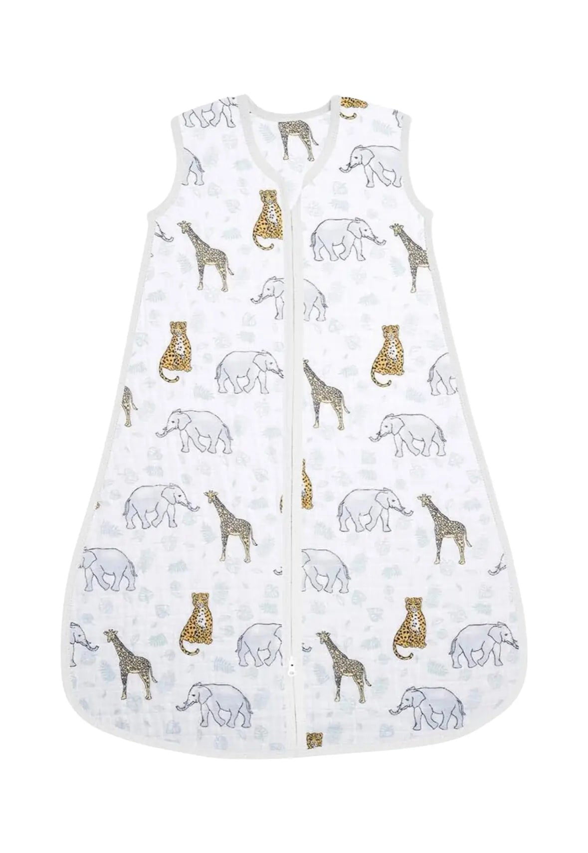 Aden + Anais Cotton Muslin Light Sleeping Bag - Jungle (1.0 TOG)