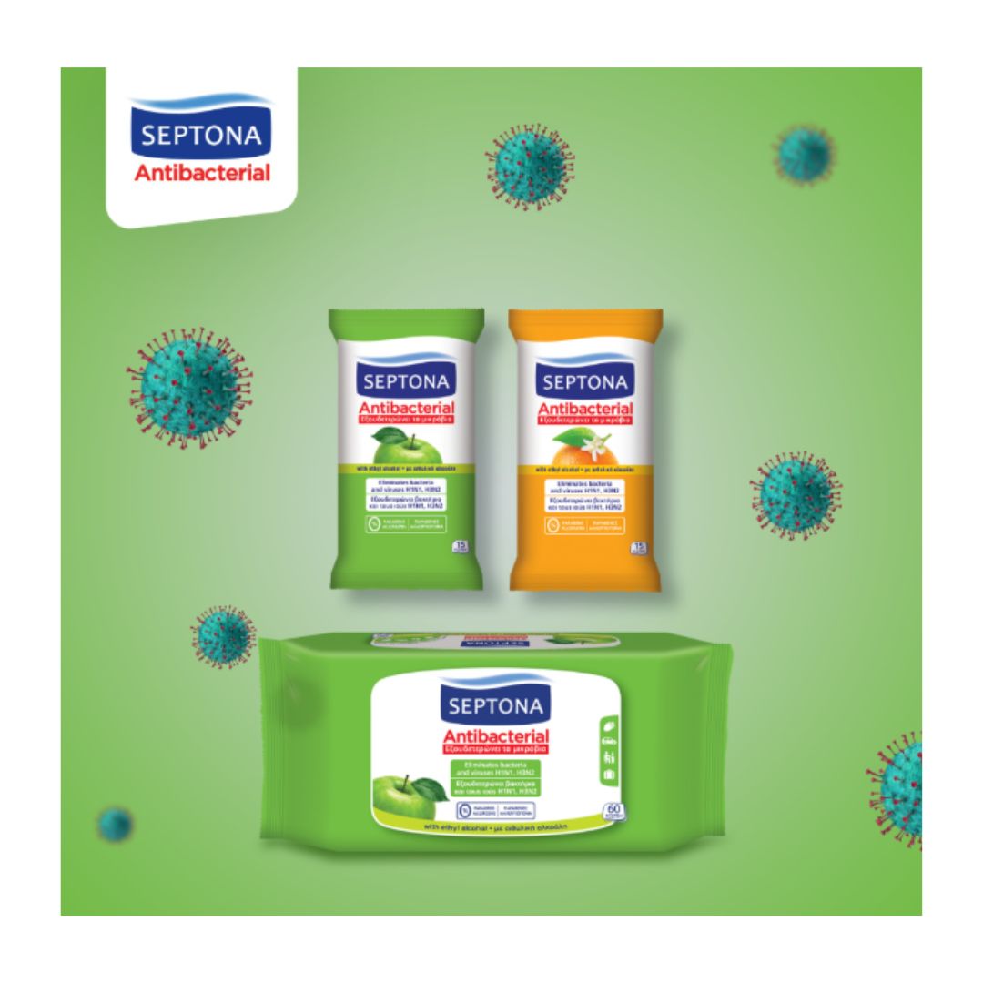 Septona Refreshing Wet Wipes (60 Pcs)