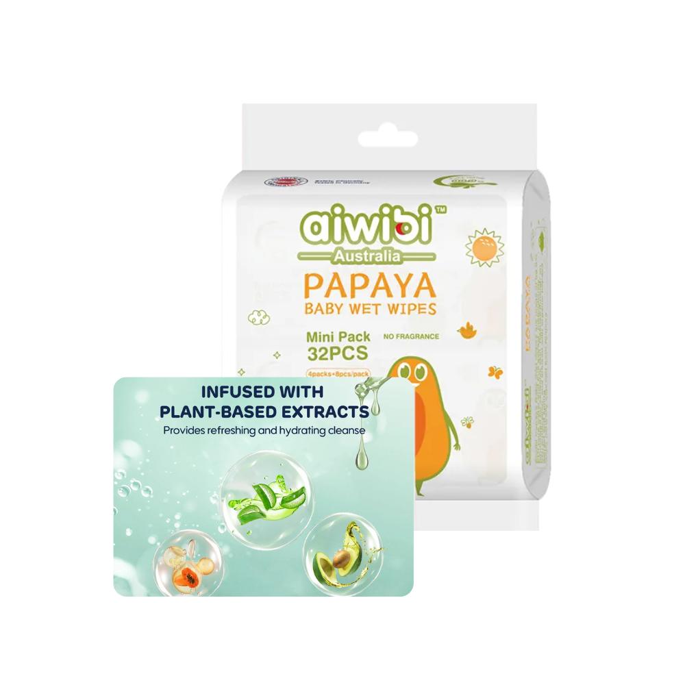 Aiwibi Water Wet Wipes Mini (32 Wipes)