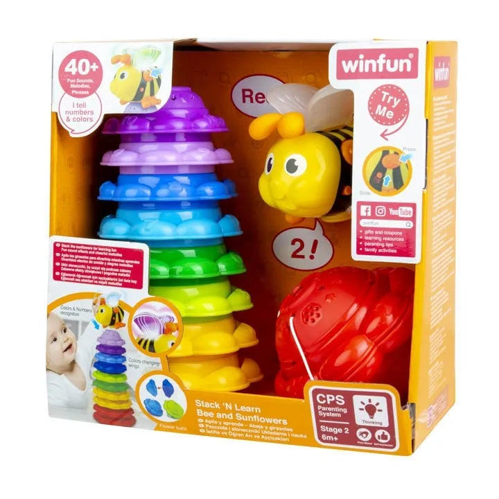 Winfun  Stack and Learn Bee and Sunflowers