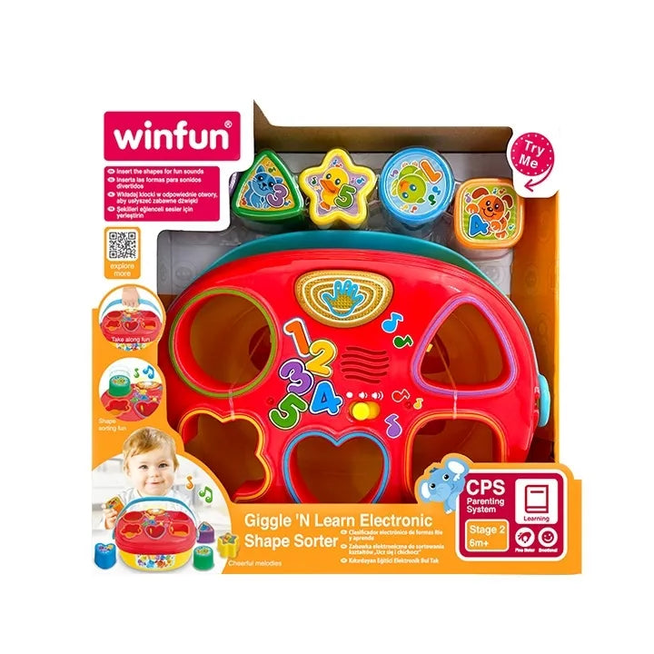 Winfun Giggles And Learn Electronic Shape Sorter