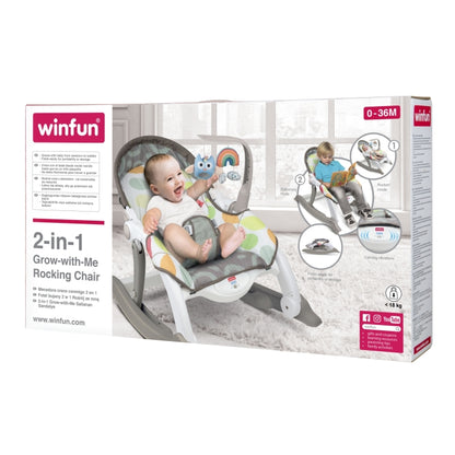 Winfun 2-in-1 Grow-with-Me Rocking Chair.