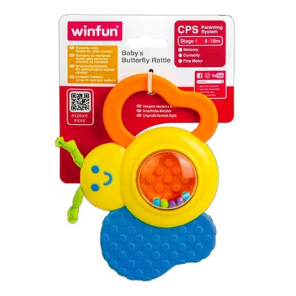 Winfun Baby's Butterfly Rattle – Multicolor