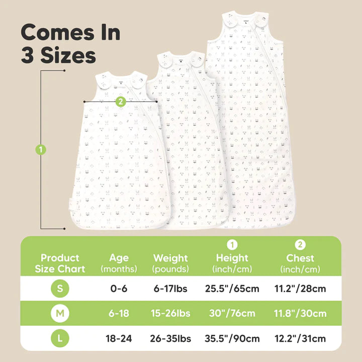 2-Pack Soothe Sleep Sacks (Butterflies).