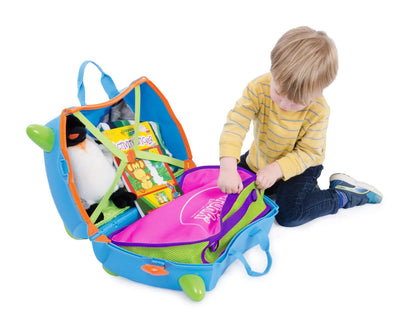 Trunki Tidy Bag Compact Toy Storage for Travel & Home (Pink)