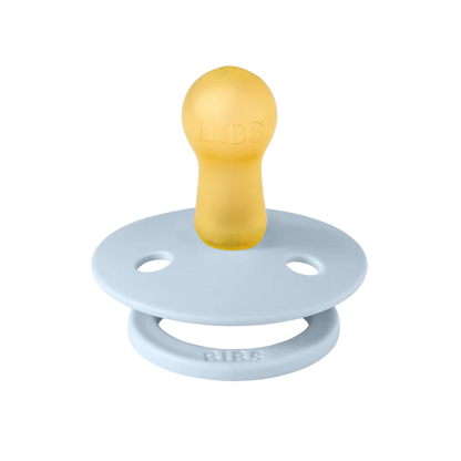 BIBS Round Pacifier Studio Colour Block Latex - Size 1 (2 Pack)
