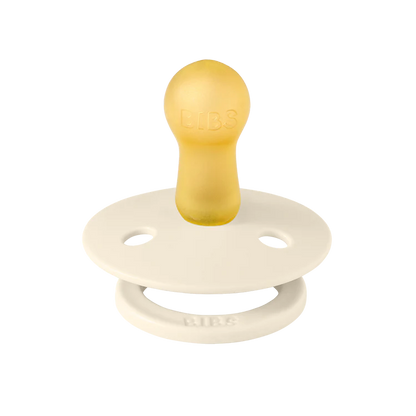 BIBS Round Pacifier Studio Colour Block Latex - Size 1 (2 Pack)