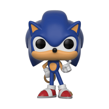 Funko Pop! - Sonic the Hedgehog Sonic with Ring Vinyl Figure - 9.5 cm