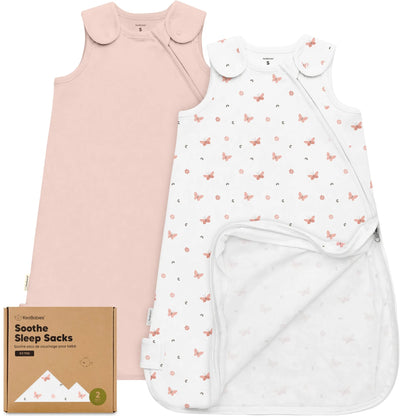 Keababies 2-Pack Soothe Sleep Sacks (Butterflies)