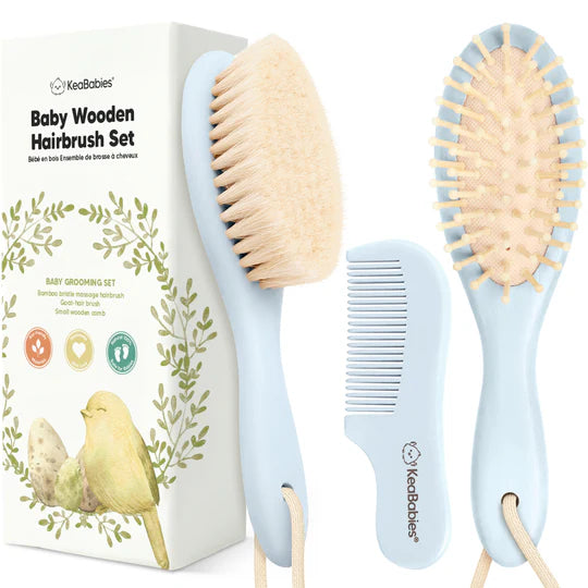 Baby Wooden Hair Care Set by KeaBabies