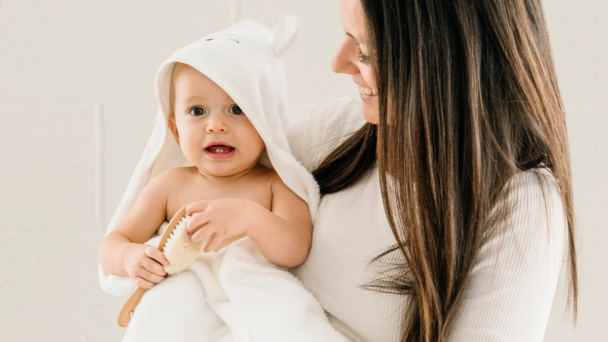 Keababies Cuddle Baby Hooded Towel (Duck)