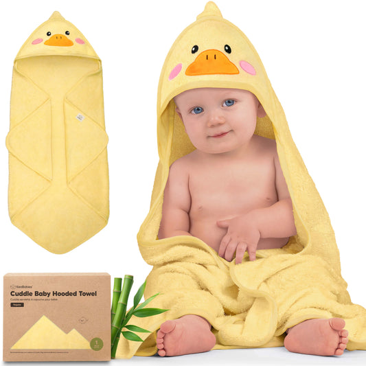 Keababies Cuddle Baby Hooded Towel (Duck)