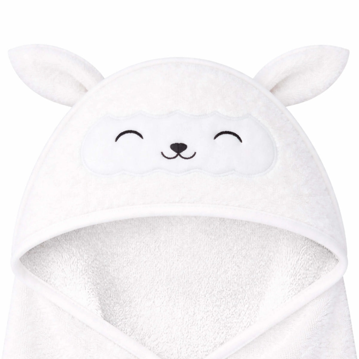 Keababies Cuddle Baby Hooded Towel (Lamb, Petite)