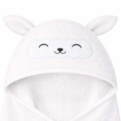 Keababies Cuddle Baby Hooded Towel (Lamb, Petite)