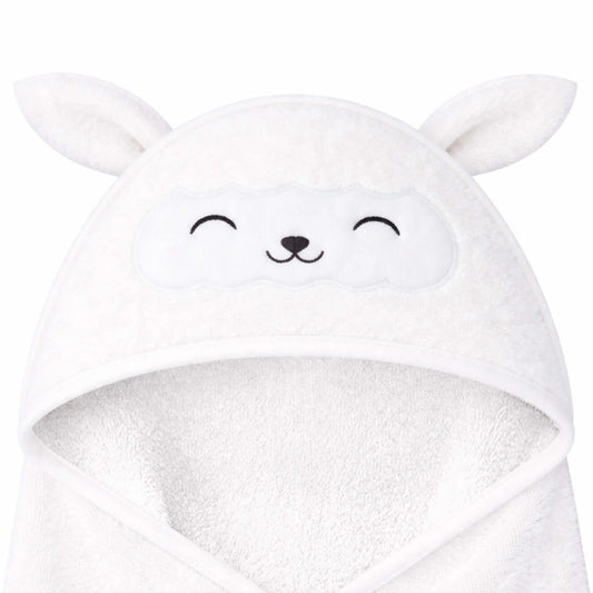 Keababies Cuddle Baby Hooded Towel (Lamb, Petite)