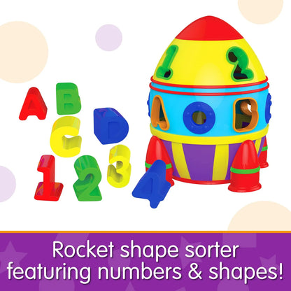 The Learning Journey Rocket Shape Sorter