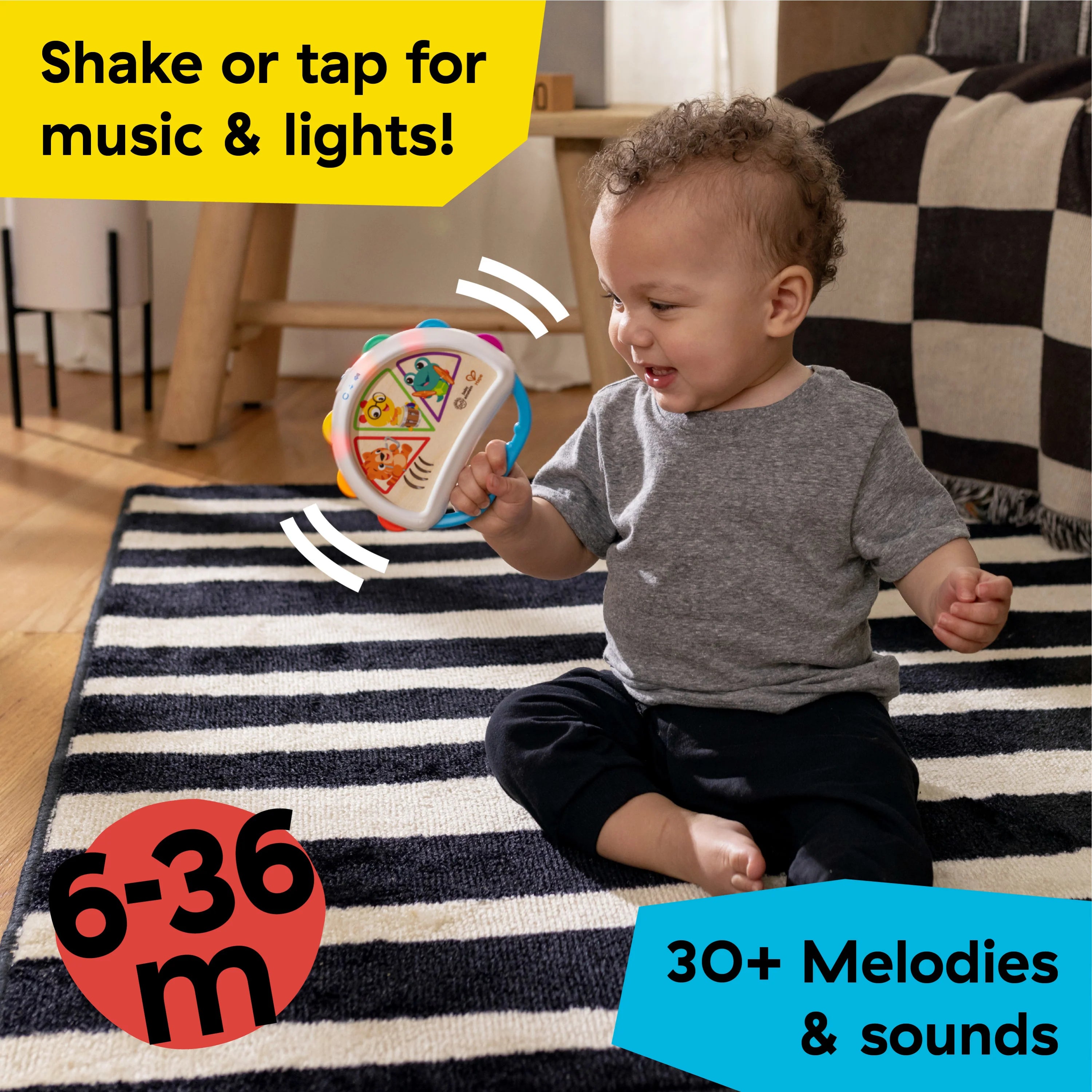 Baby Einstein Tap & Shake Magic Touch Tambourine (Hape)