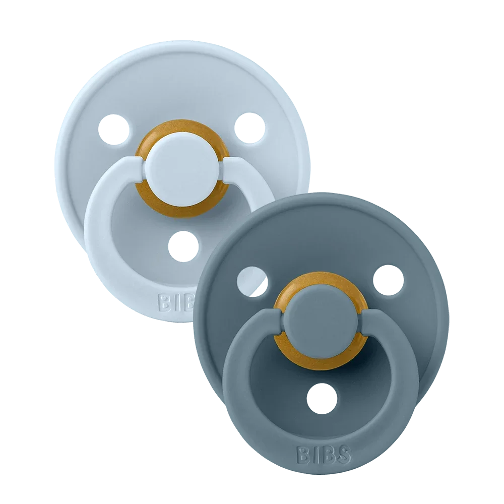 Bibs Anatomical Nipple Pacifier Colour - Pack of 2 (Size 2)