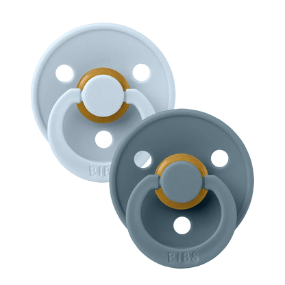 Bibs Anatomical Nipple Pacifier Colour - Pack of 2 (Size 2)