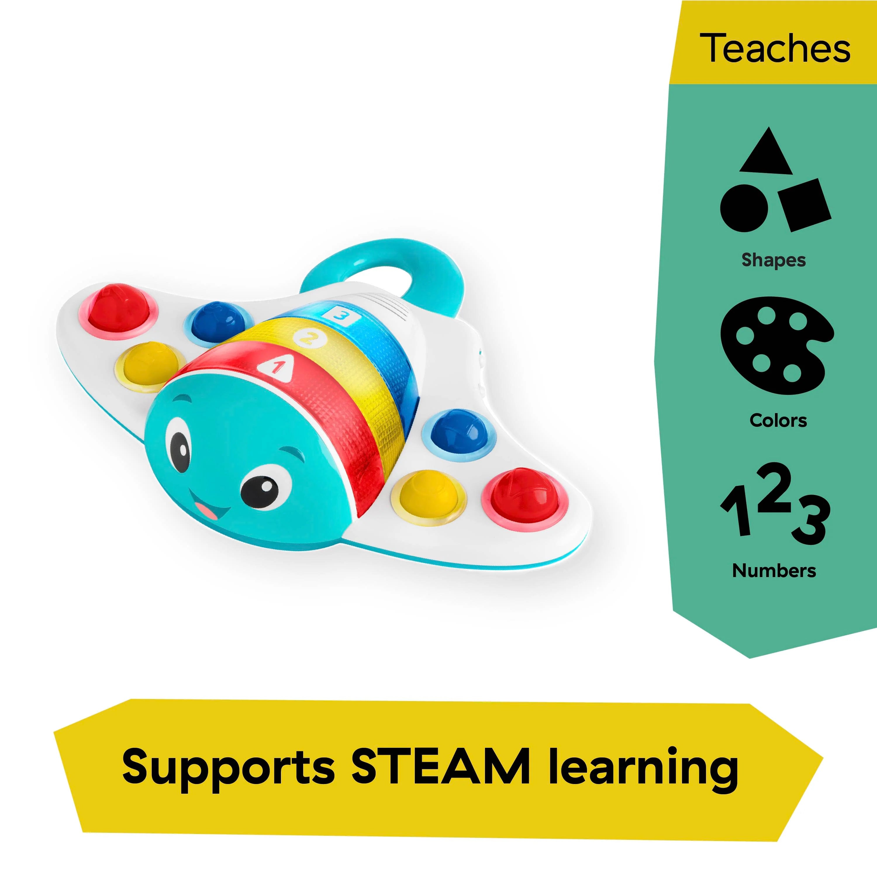 Baby Einstein Pop ‘N’ Explore Stingray Popper Toy