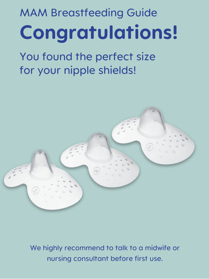 Mam Breastfeeding Nipple Shield - Pack of 3