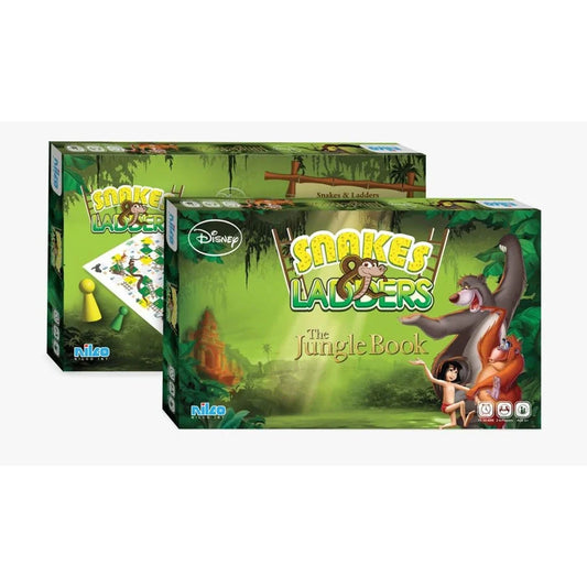 Nilco - Disney The Jungle Book Snakes & Ladders Board Game - Multicolor