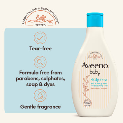 Aveeno Baby Daily Care Hair & Body Wash (400ml)