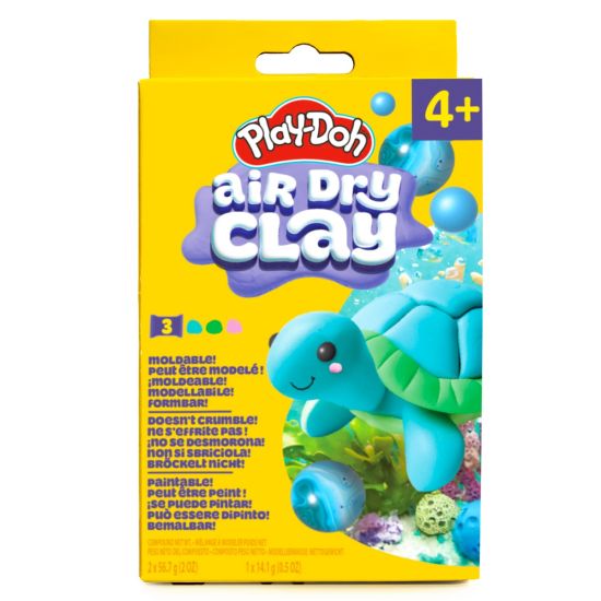 Play-Doh - Air Dry Clay Buddies Assorted - Octopus, Turtle & Flower