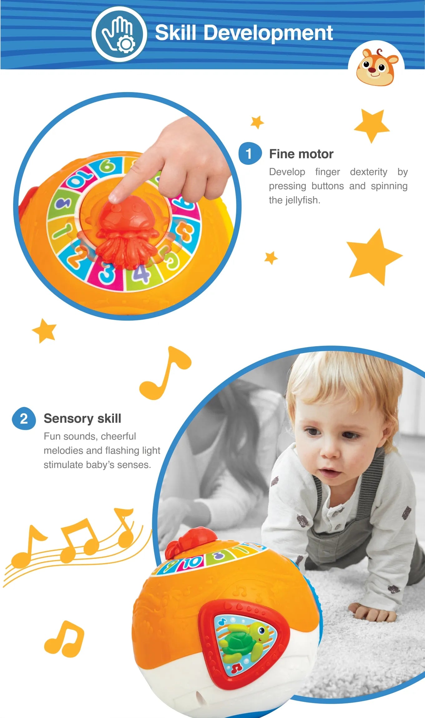 Winfun Roll and Learn Activity Ocean Ball