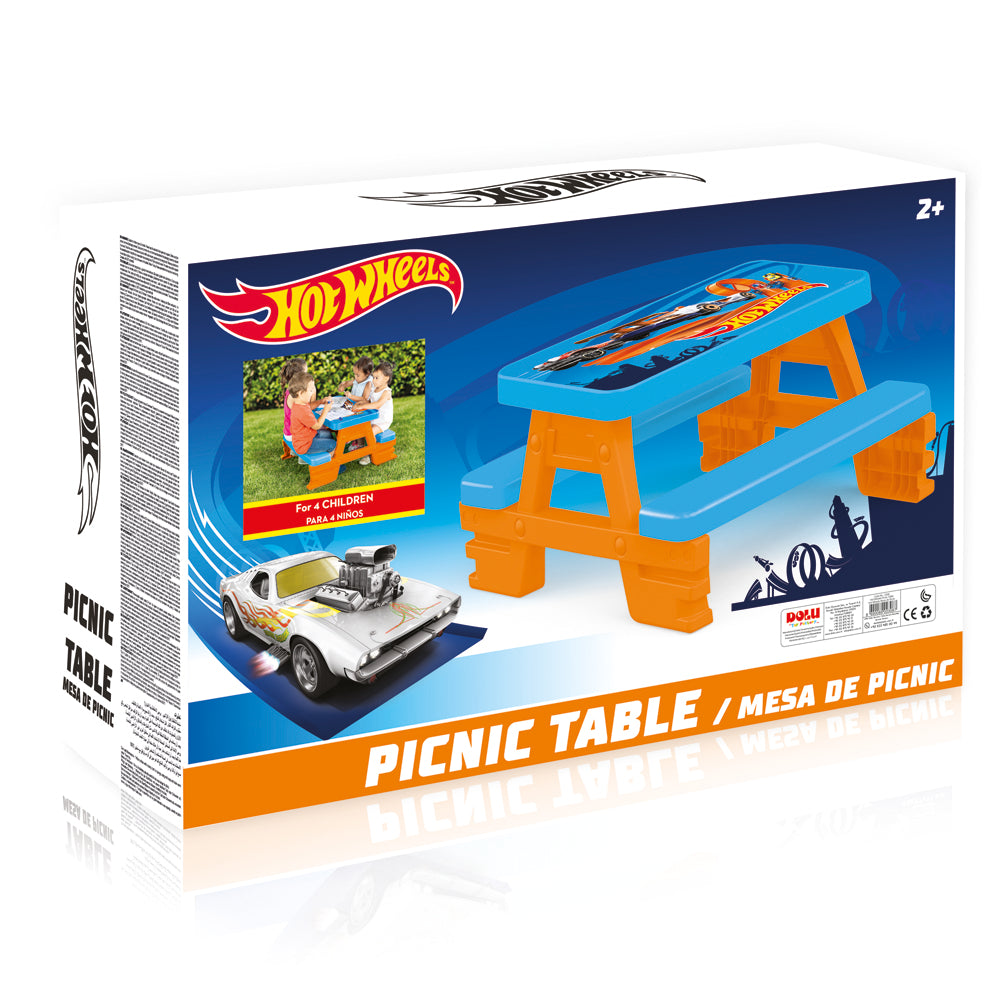 Dolu Hot Wheels Picnic Table For 4