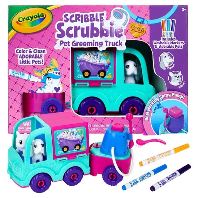 Crayola Scribble Scrubbie Pets Grooming Truck