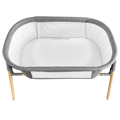 Teknum 3-in-1 Baby Rocker Bassinet With Mosquito Net – Grey