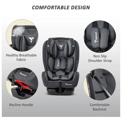 Teknum Evolve 2 Car Seat – Grey.