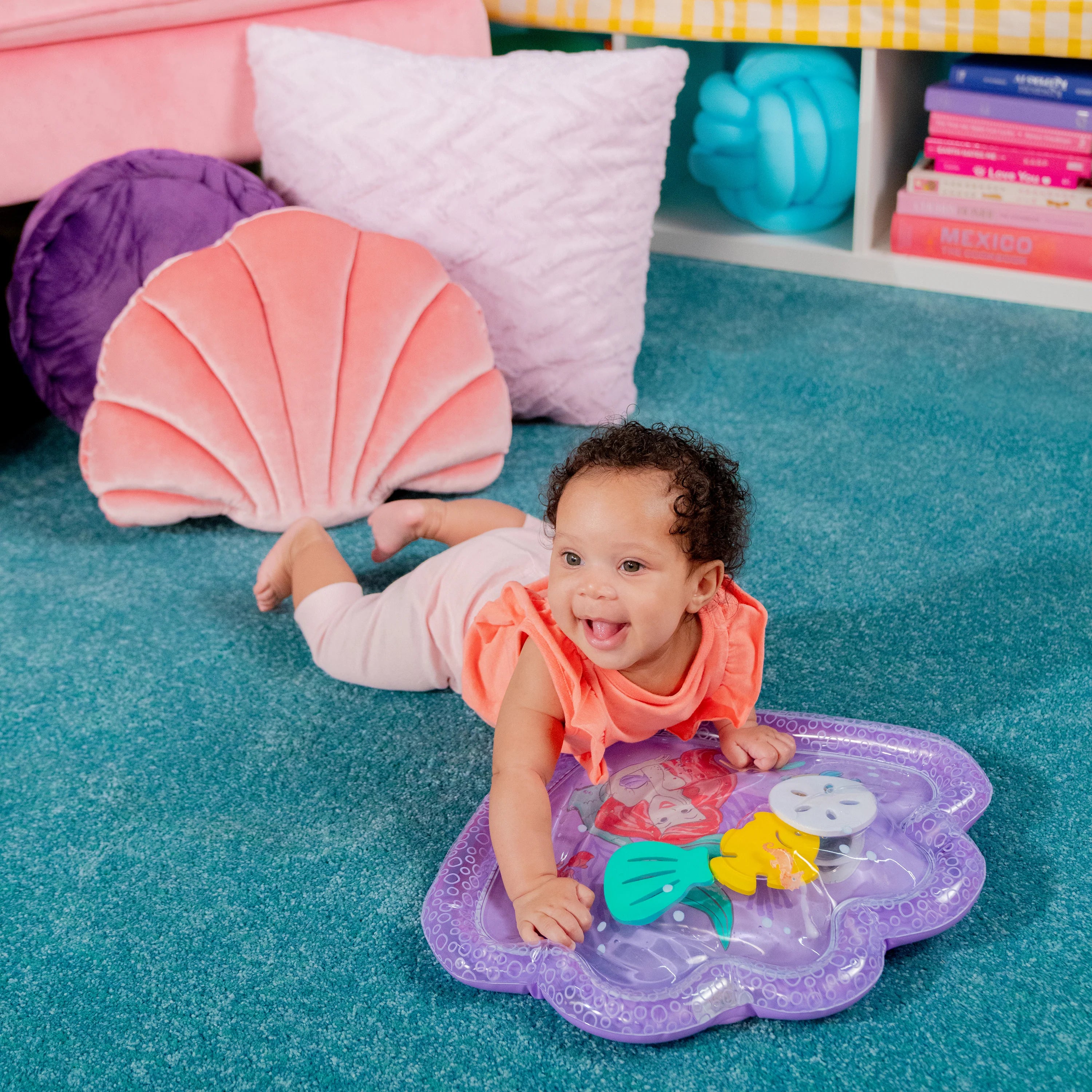 Bright Starts Disney Baby The Little Mermaid Sea Treasures Tummy Time Water