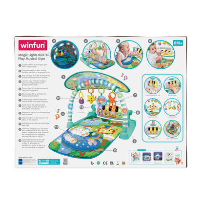 Winfun Magic Lights Kick 'n Play Musical Gym