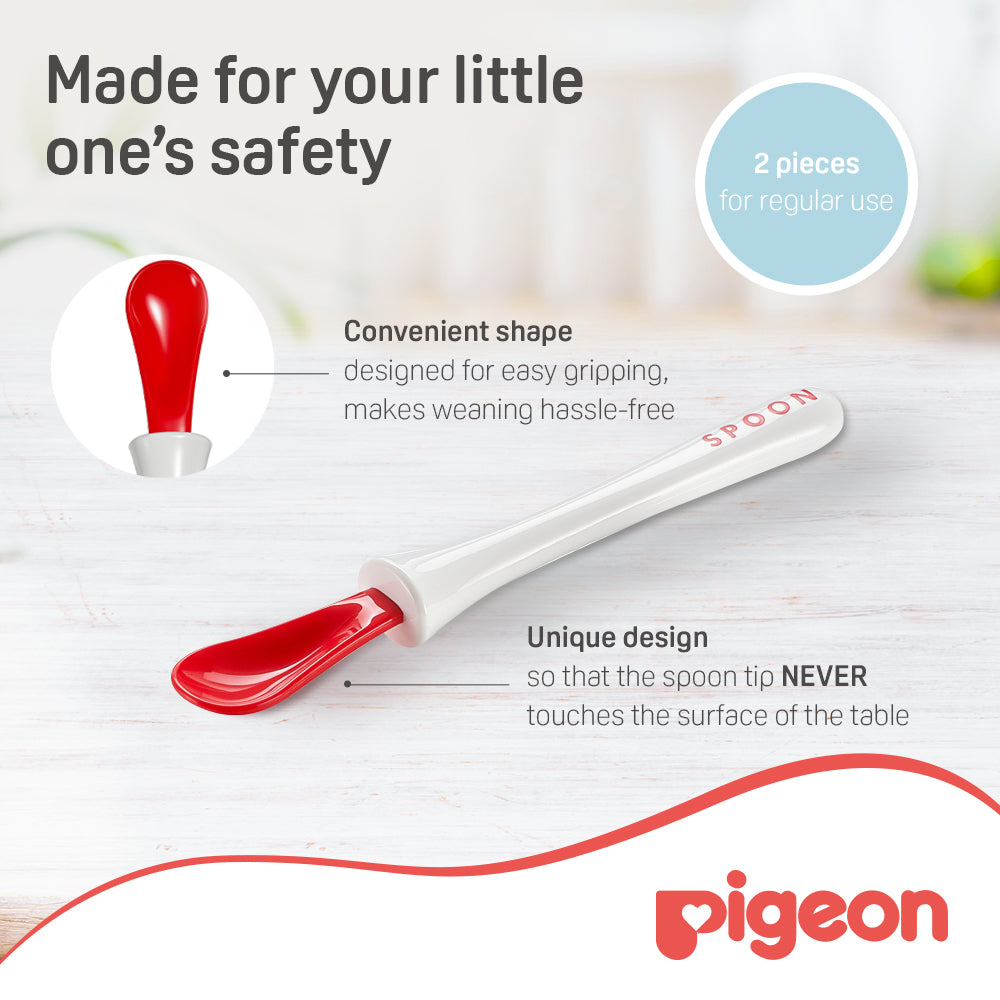 Pigeon Weaning Spoon Set - Stage 1 (2 Pcs)